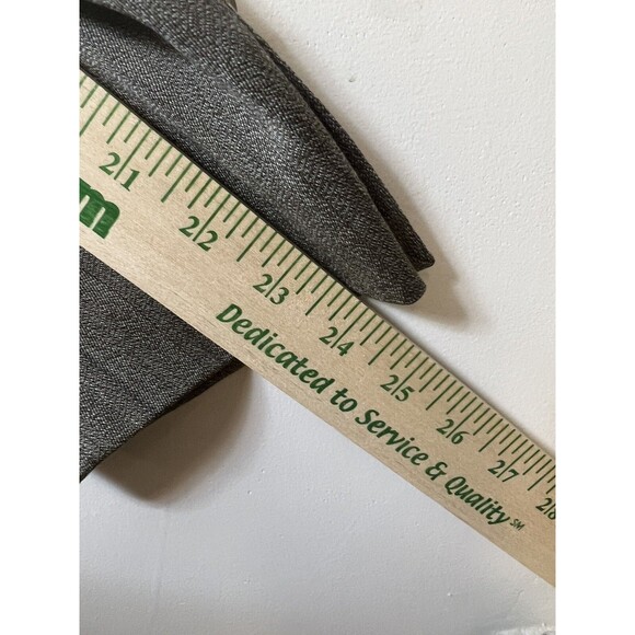 HART SCHAFFNER MARX WOOL SILK sport Coat GOLDEN BROWN Subtle Stripe 40L Vintage - Picture 8 of 8